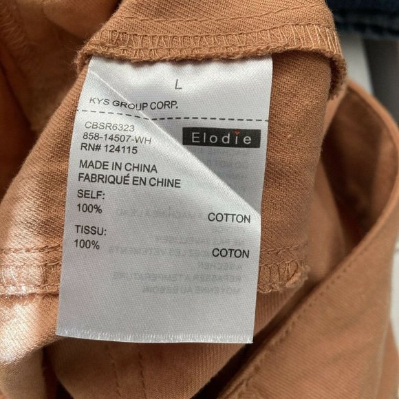 Elodie Pants Womens Size Large Clay Light Orange - Picture 4 of 10